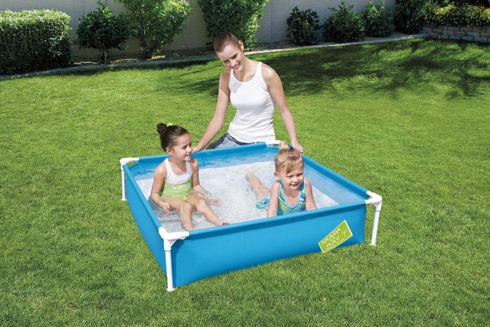 Каркасный бассейн My First Pool 122х122х30,5см, 365л, от 2 лет, Bestway, 56217 BW