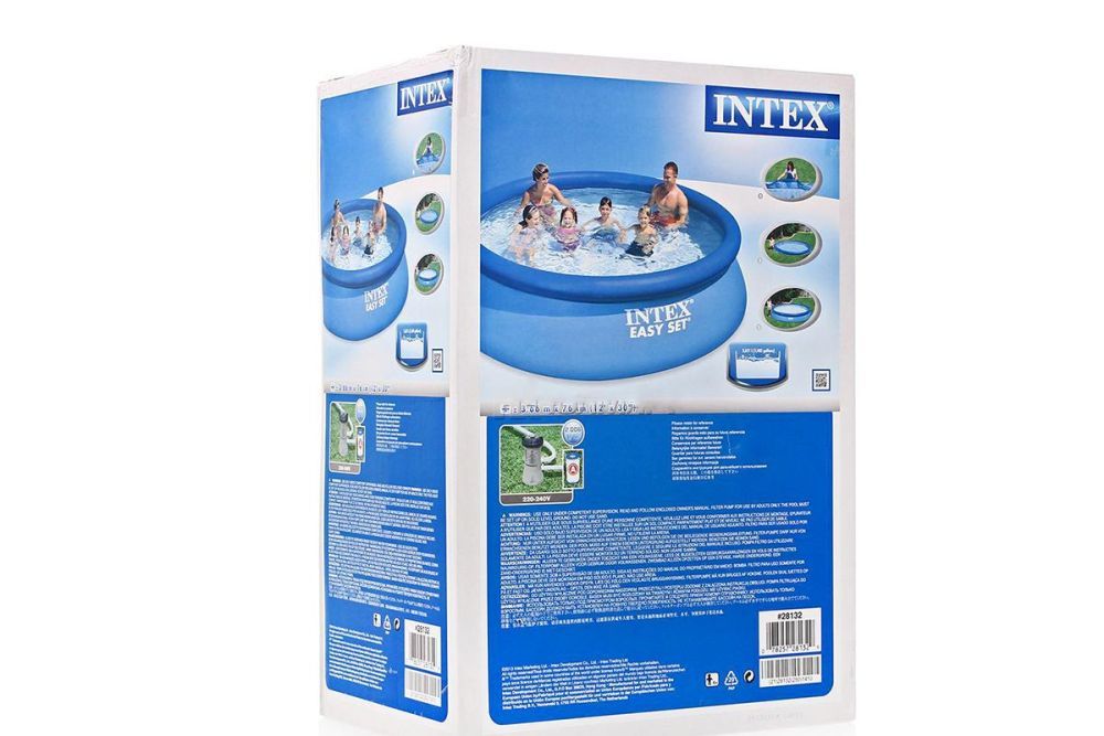 Бассейн Easy Set 366х76см, 5621л, фил.-насос 2006л/ч, Intex, 28132