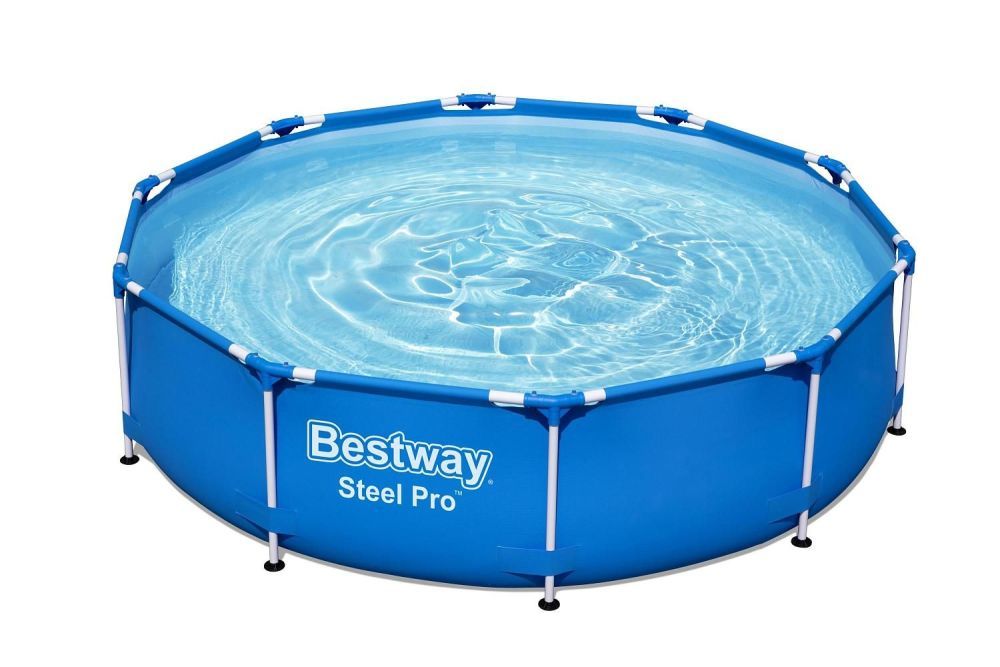 Каркасный бассейн Steel Pro 305х76см, 4678л, фил.-насос 1249л/ч, Bestway, 56679 BW