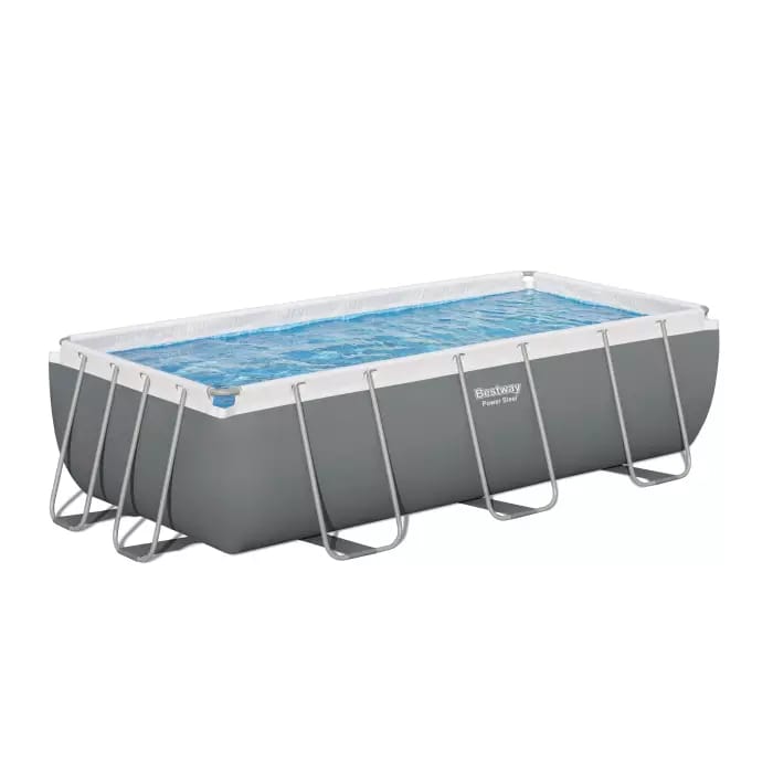 Каркасный бассейн Power Steel 404х201х100см, 6478л, песч.фил.-нас. 2006л/ч, лестница, попл.-дозатор, Bestway, 56442 BW