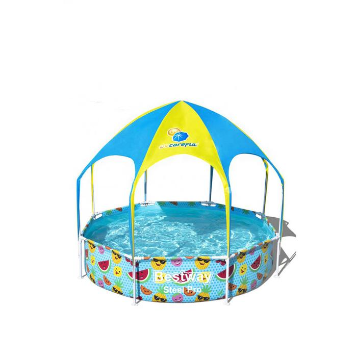 Каркасный бассейн My First Pool 244х51см с навесом, 1688л, Bestway, 56432 BW