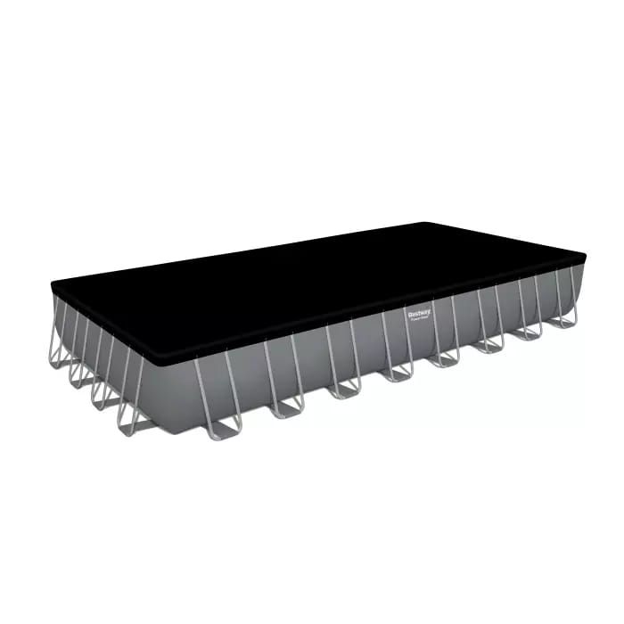 Каркасный бассейн Power Steel 956х488х132см, 52231л, песч.фил.-нас. 8327л/ч, лестн., тент, попл.-доз, Bestway, 56623 BW