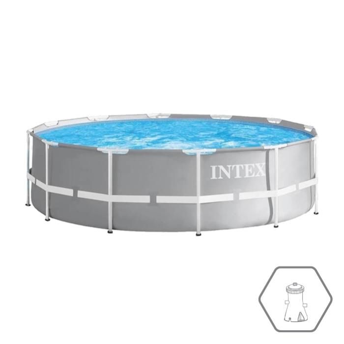 Каркасный бассейн Prism Frame 305x76см, 4485л, фил.-насос 1250л/ч, Intex, 26702